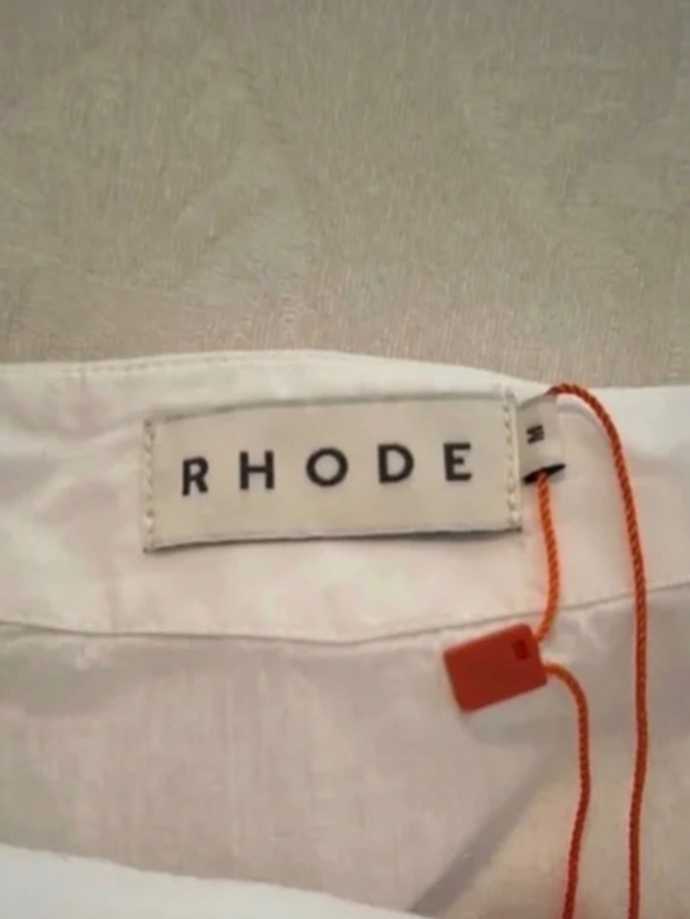 NWT RHODE Rosa Eyelet Midi Dress White Soleil Anthropologie Medium Resort - Picture 10 of 11